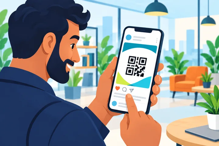 QR Code divulgado em uma publicação nas redes sociais